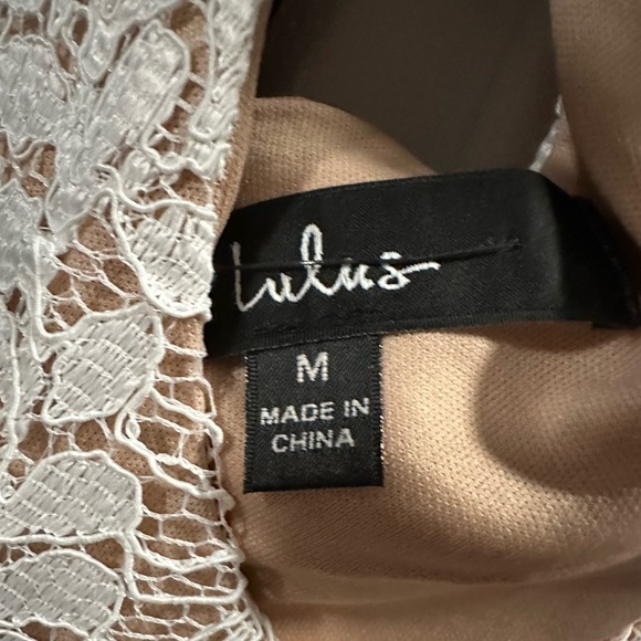 Lulus medium lace white skater dress - Picture 3 of 3